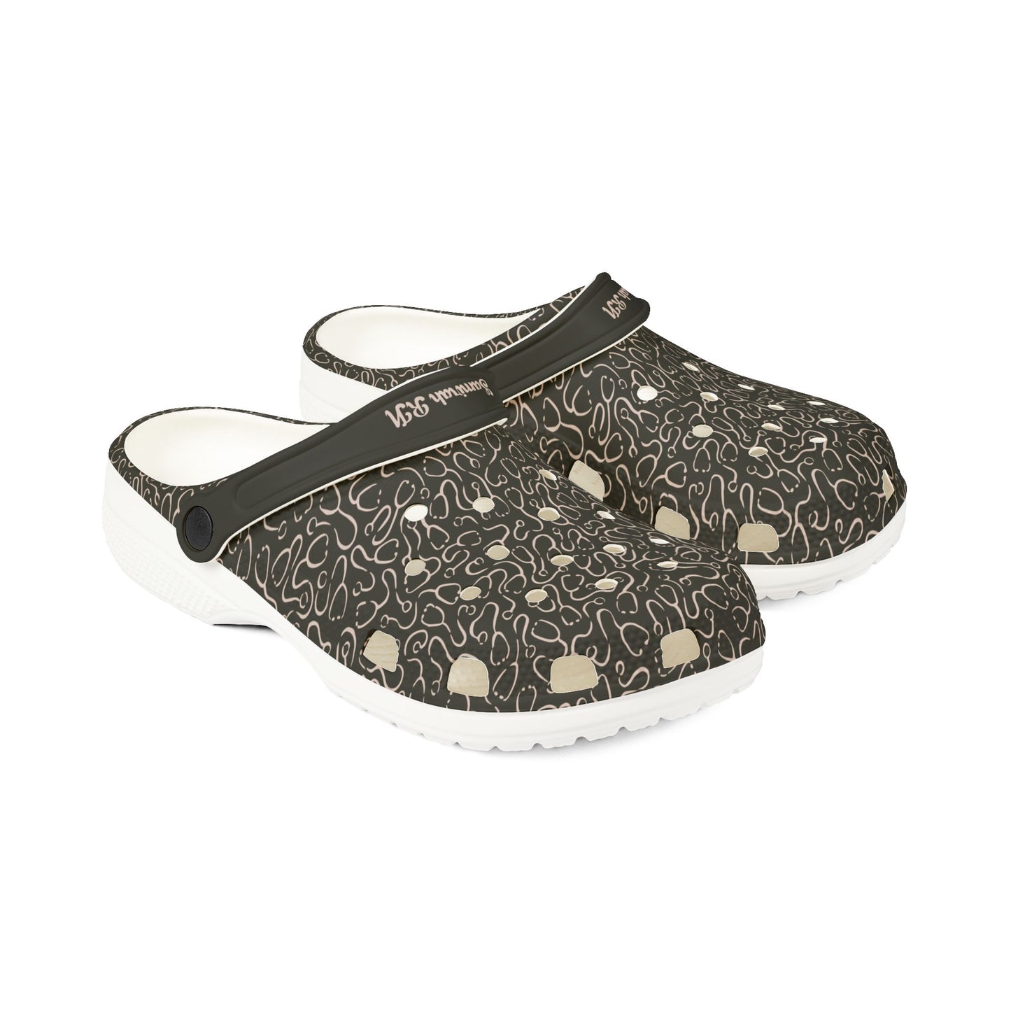 Comfortable EVA Foam Rubber Clogs with Stethoscope Design