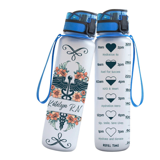 Caduceus Water Tracking Bottle